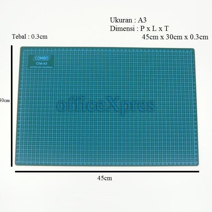 

Cutting Mat A1, A2, A3 / Alas Potong Kertas / Cutting Pad Board A1, A2