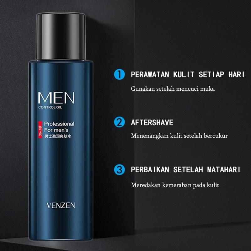 Perawatan pria Toner wajah Pelembab wajah Perawatan wajah 120ml FACE TONER WAJAH Mencegah kekeringan dan pengelupasan MENCERAHKAN MENYEGARKAN MERAWAT KULIT BER JERAWAT MENYAMARKAN FLEK HITAM