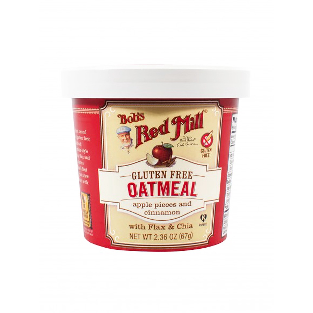 

Bob’s Red Mill Gluten Free Oatmeal Apple Cinnamon Cup 67 gr