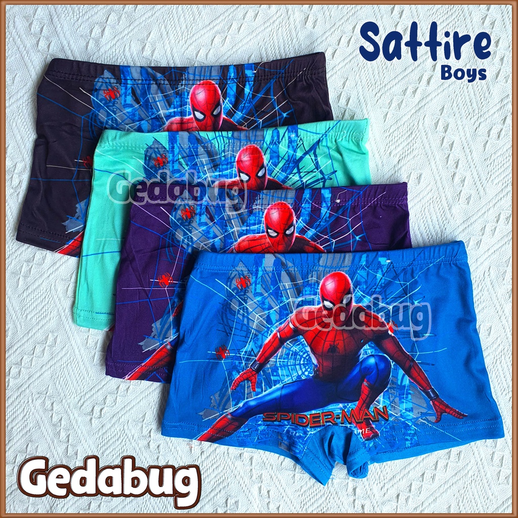 6 Pcs - CD Boxer Celana dalam anak SATTIRE BOY Pakaian dalam anak laki laki