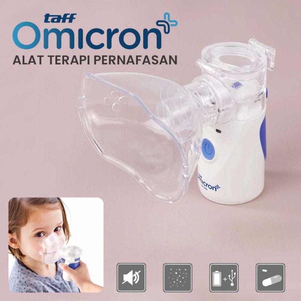 TaffOmicron Alat Terapi Pernafasan Asma Inhale Nebulizer