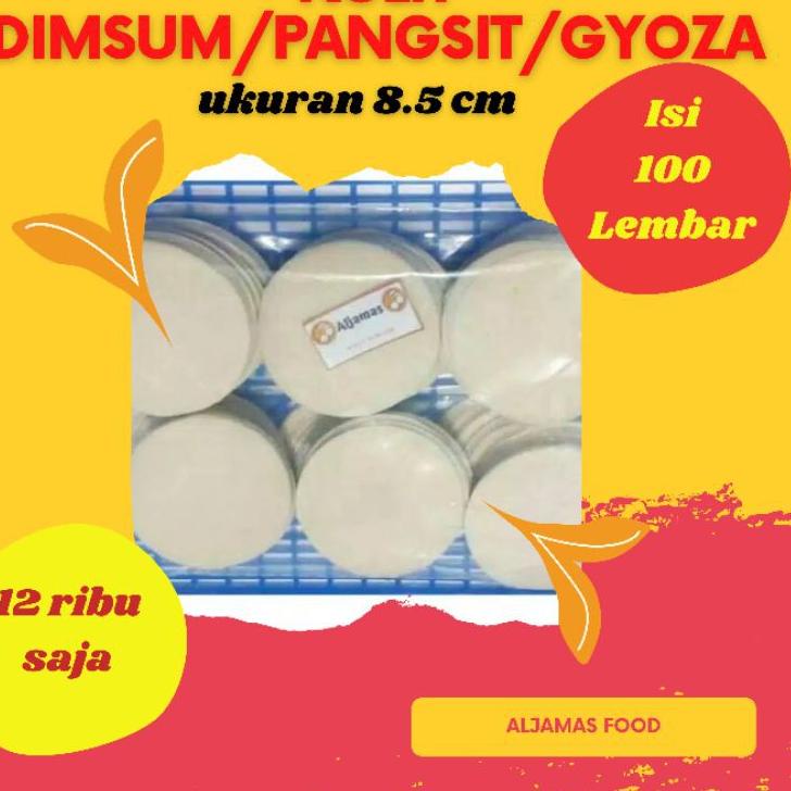 

[KODE RGAQN] Kulit Dimsum 8.5 Cm isi 100 pangsit/gyoza
