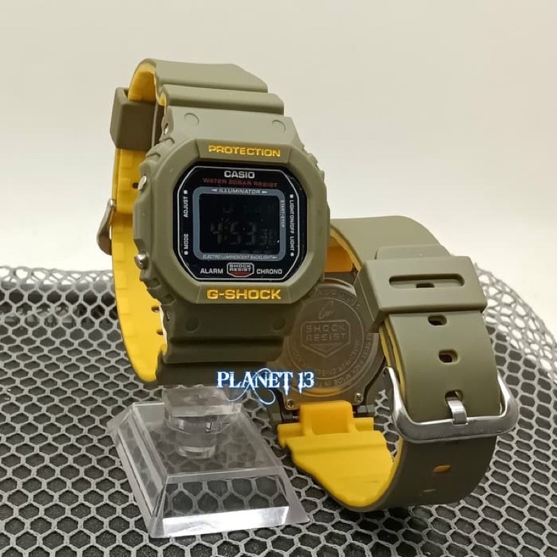 PROMO CUCI GUDANG [Jam Tangan Zara x Dua Garis Biru] Jam Tangan Sport G-Shock Dw 5600 Strap Dua Warn