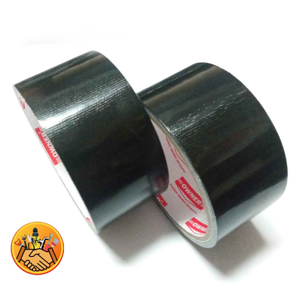 

LAKBAN KAIN HITAM CLOTH TAPE HITAM 2 INCH X 4 METER