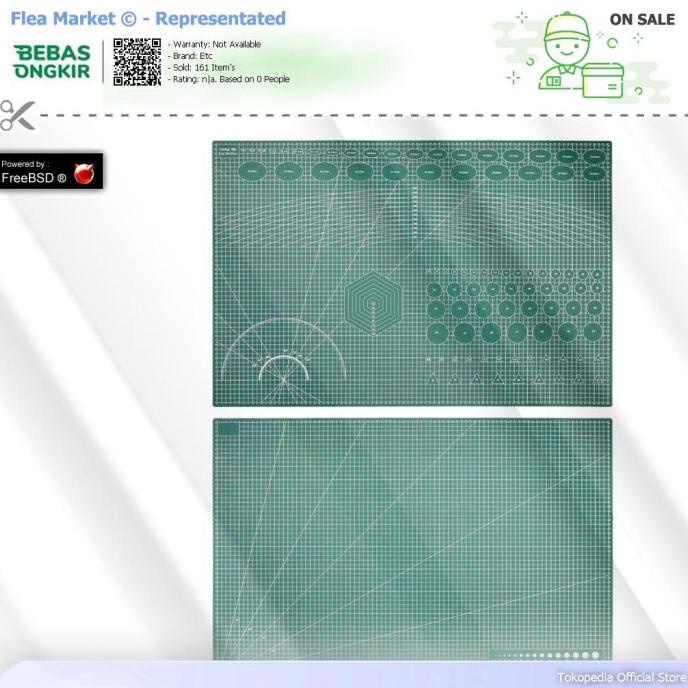 

Terlaris QJH Work Cutting Mat Pad A1 90 x 60 cm - QJ4 Termurah
