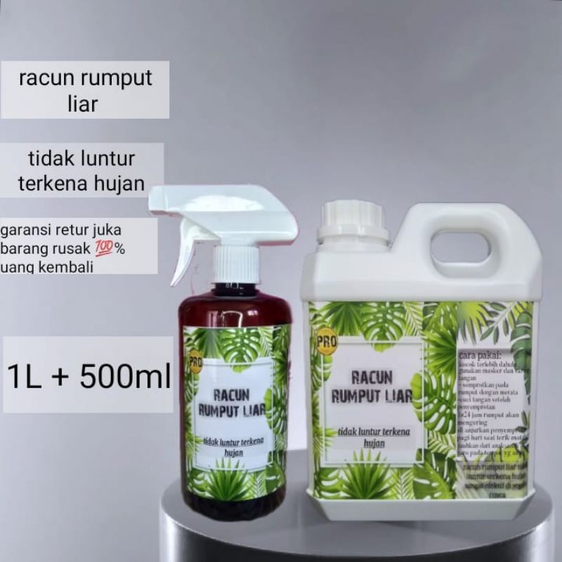 racun rumput paling ampuh / ALANG2 DAN GULMA 1L+500ml