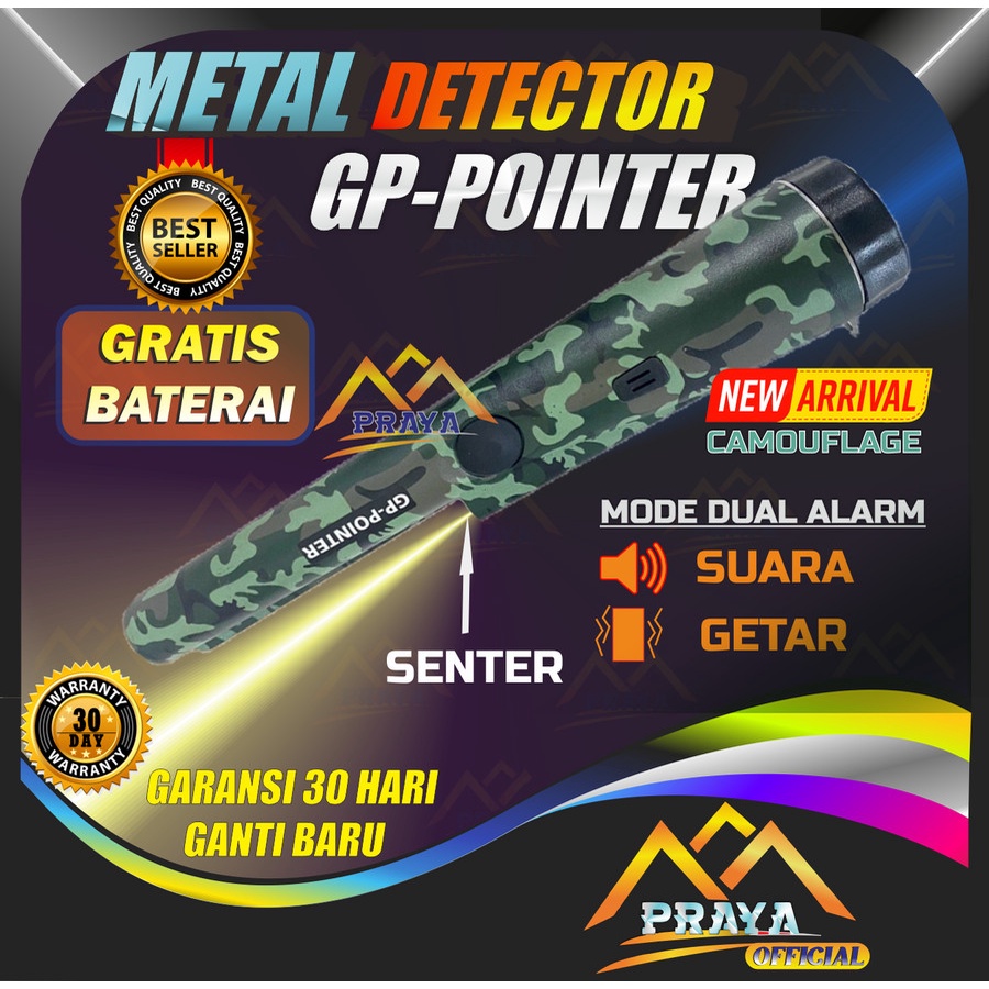 GP Pointer S Metal Detektor / Alat Deteksi Logam Metal Emas Perak BUKAN GARRET PRO POINTER