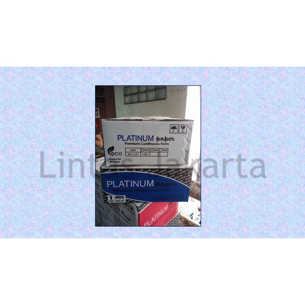 

Continuous Form Ukuran 9,5 Inch x 11 Inch, 1 Ply Merk Platinum