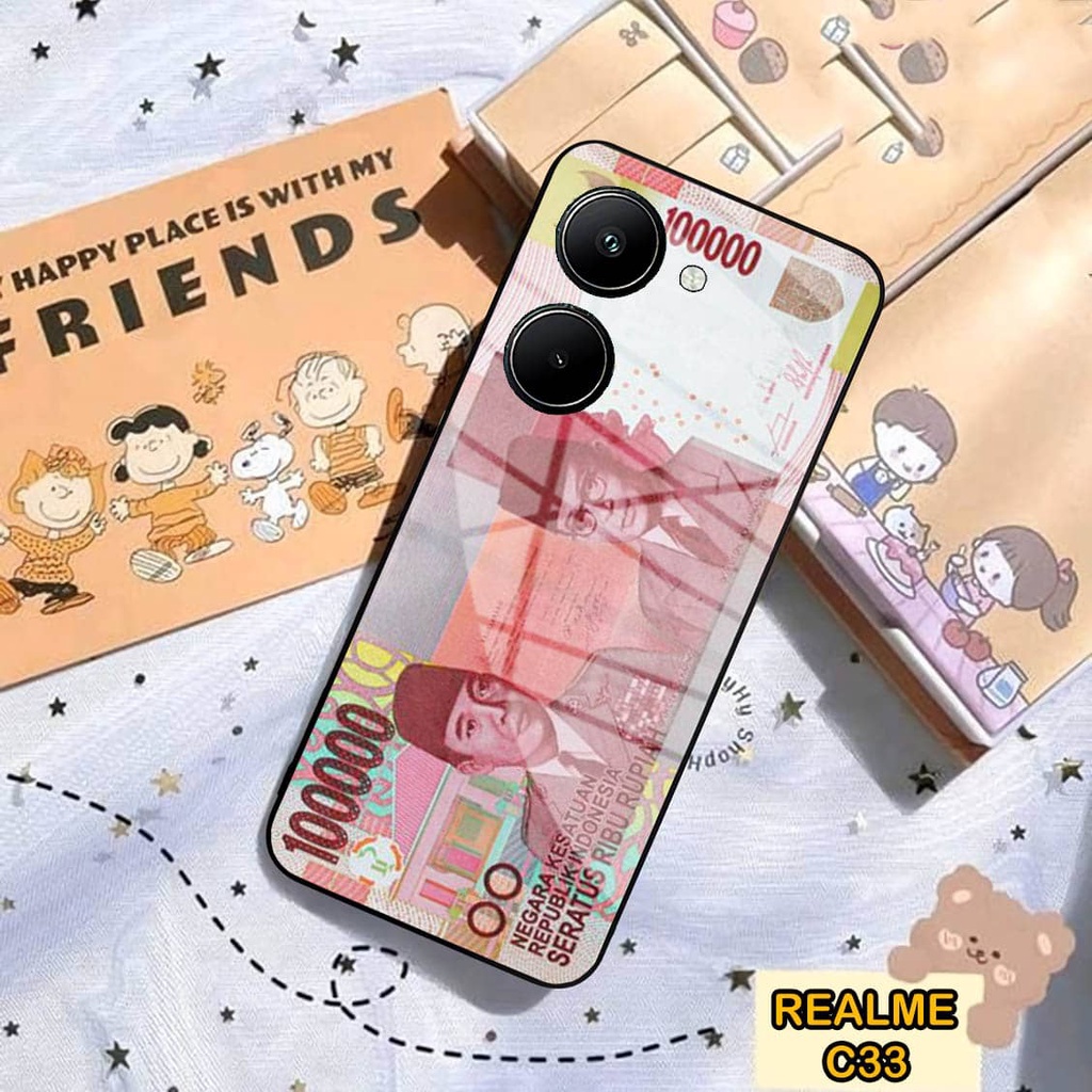 Softcase Glass Kaca REALME C33 - Casing HP REALME C33 [ S25 ].