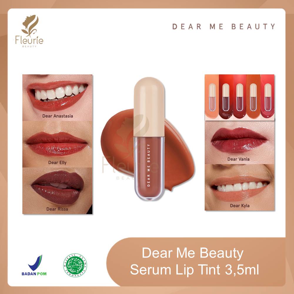 Dear Me Beauty Serum Lip Tint 3,5ml - Dear Me Beauty  Lip Care Lip Tint Original BPOM