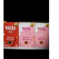 

Pocky glico coklat strawberry isi 12 Ready