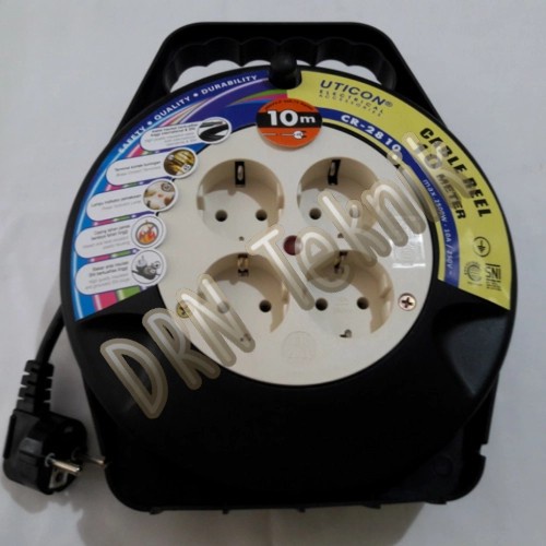 KABEL ROLL UTICON 10M KABEL SAMBUNG ROL KABEL UTICON STOP KONTAK 10M