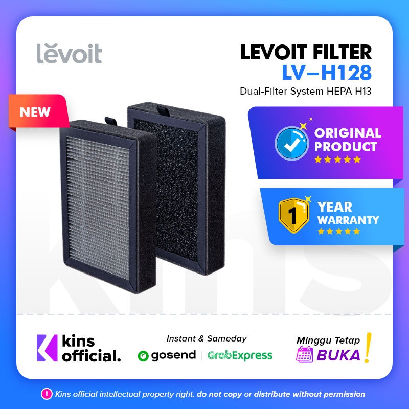 Levoit Replacment Filter LV-H128 HEPA H13 Dual Filter