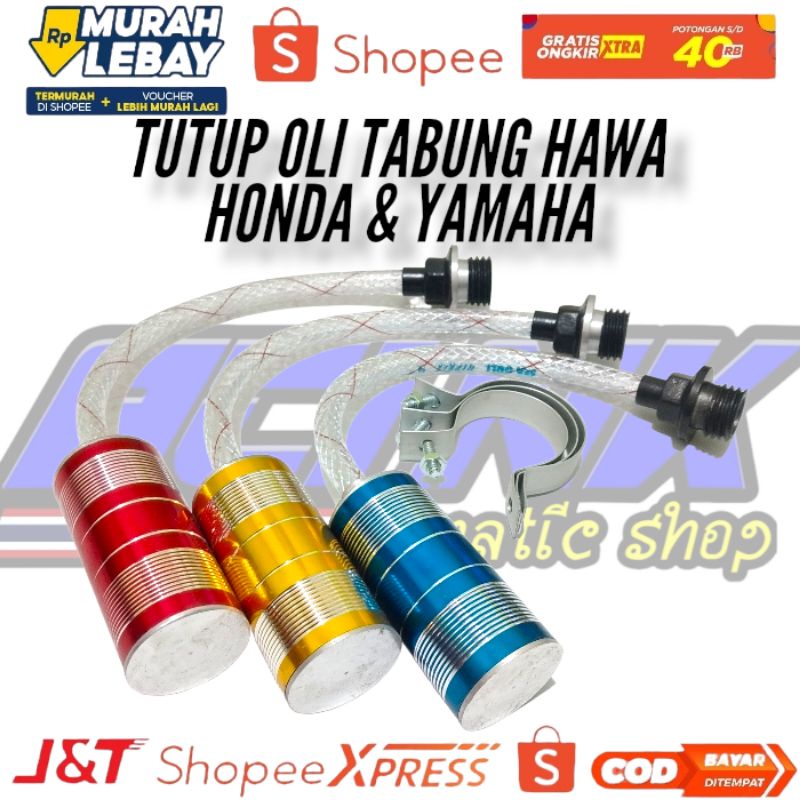 Tutup Oli Tabung Hawa Racing Tutup Oli Tabung Slang bening