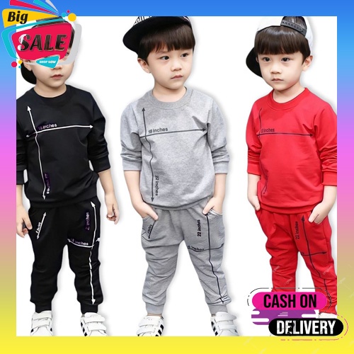 Baju Setelan Anak Laki Laki 2 3 4 Tahun Import Murah Pakaian Stelan Set Atasan Jas Kemeja Hem Lengan