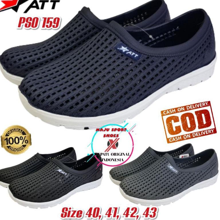 (K-K8K-❤) ATT PSO 159 - SEPATU KARET PRIA ORIGINAL ATT PSO / SEPATU KARET PRIA ANTI AIR / SEPATU KAR