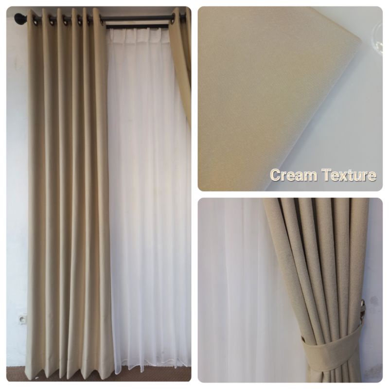 GORDEN HOTEL BLACKOUT PREMIUM Polos dan tebal/ gorden jadi/ gorden mewah tebal / gorden murah/ gorde
