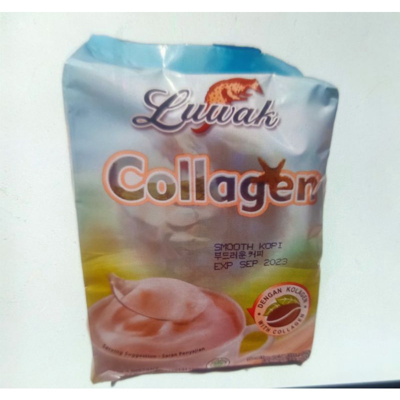 

Kopi luwak Collagen Bag isi 5 sachet