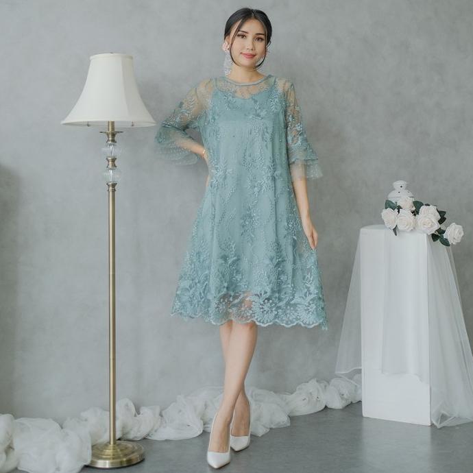 Miss Nomi - Clarissa Dress / Dres Natal / Dress Premium / Dress Party