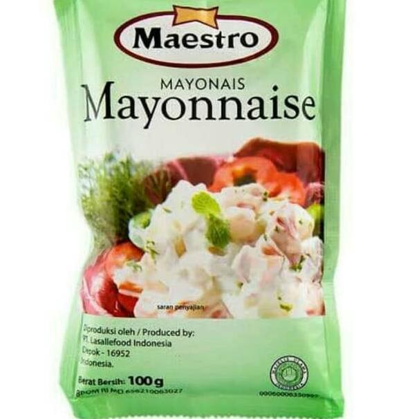 

(N-G5G)[♫♪] Mayones Mayonais Mayonnaise MAESTRO 100gr kekinian