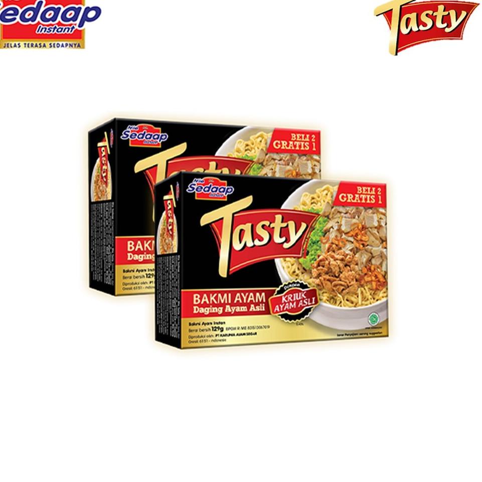 

⍐ Sedaap Tasty Bakmi Ayam 129 gr x 2 pcs ⇖