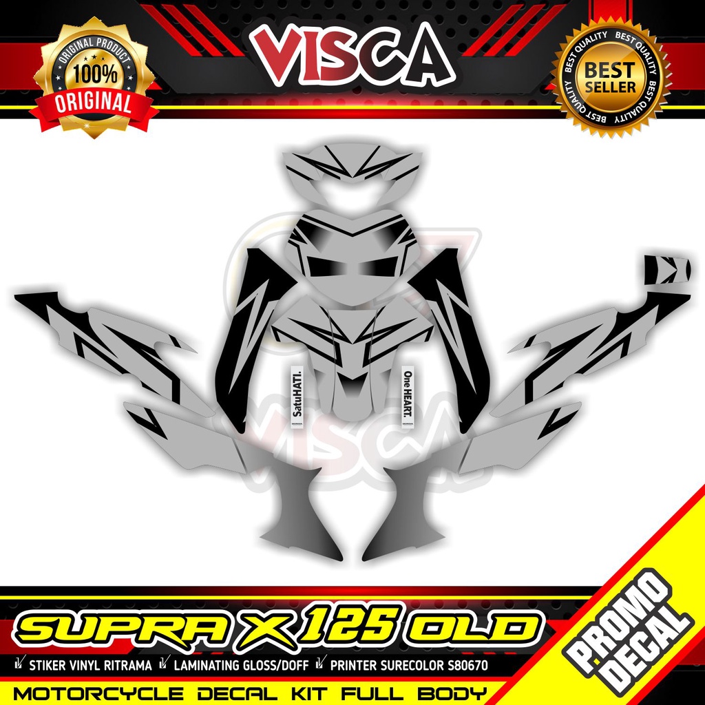 Stiker Supra X 125 Modif Keren Stiker Motor Supra X 125 Striping Supra X 125 Variasi Stiker Decal Su