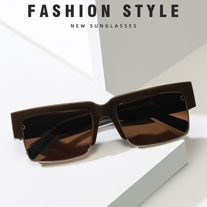 Aesthetic Shades Sunglasses UV400 Untuk Wanita/Pria Eyeglasses Colour