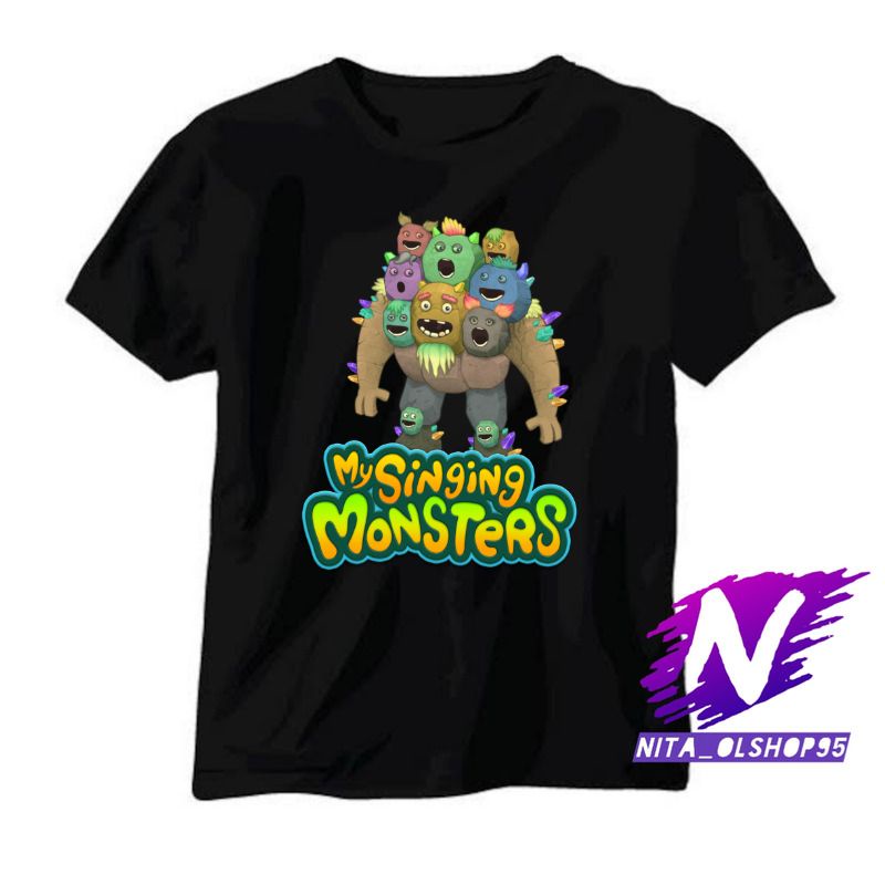 kaos mysinging monsters baju anak karakter my singing