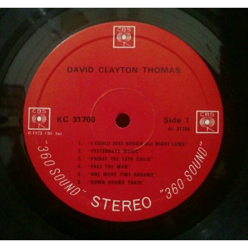 Vinyl Piringan Hitam 12&quot; David Clayton Thomas