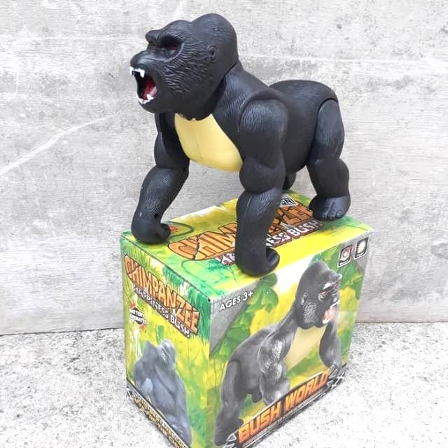 MAINAN GORILLA JALAN DAN SUARA HEWAN KINGKONG
