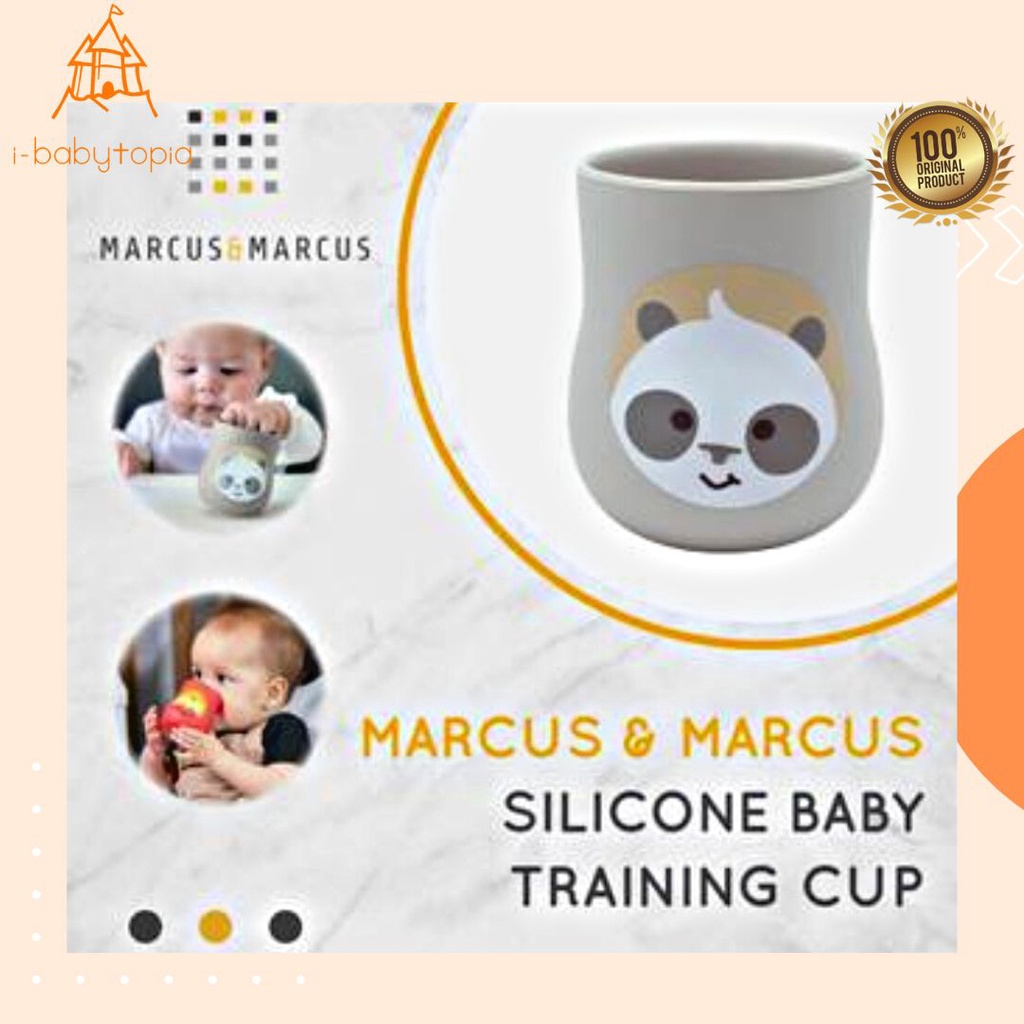 Marcus &amp; Marcus Silicone Baby Training Cup 4oz