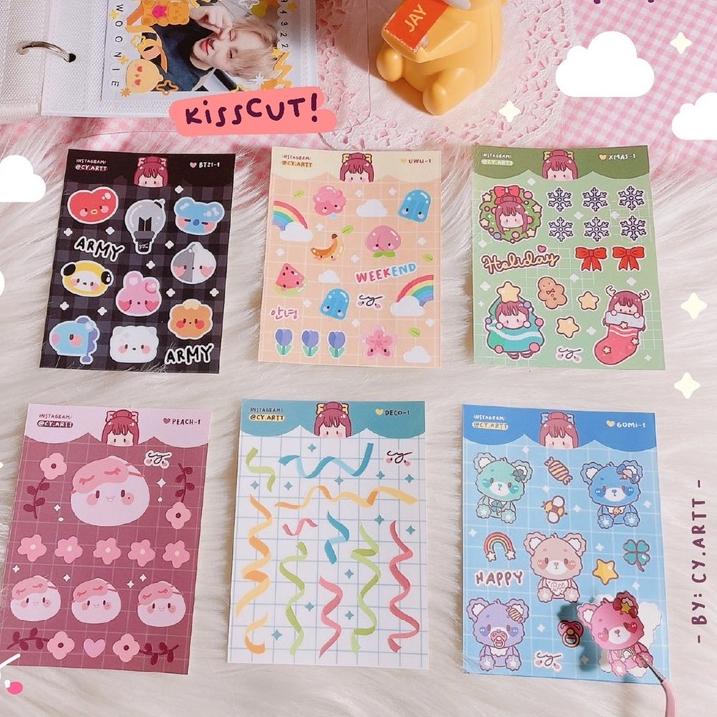 

DAPATKAN SEGERA STICKY CY KISSCUT STICKER;