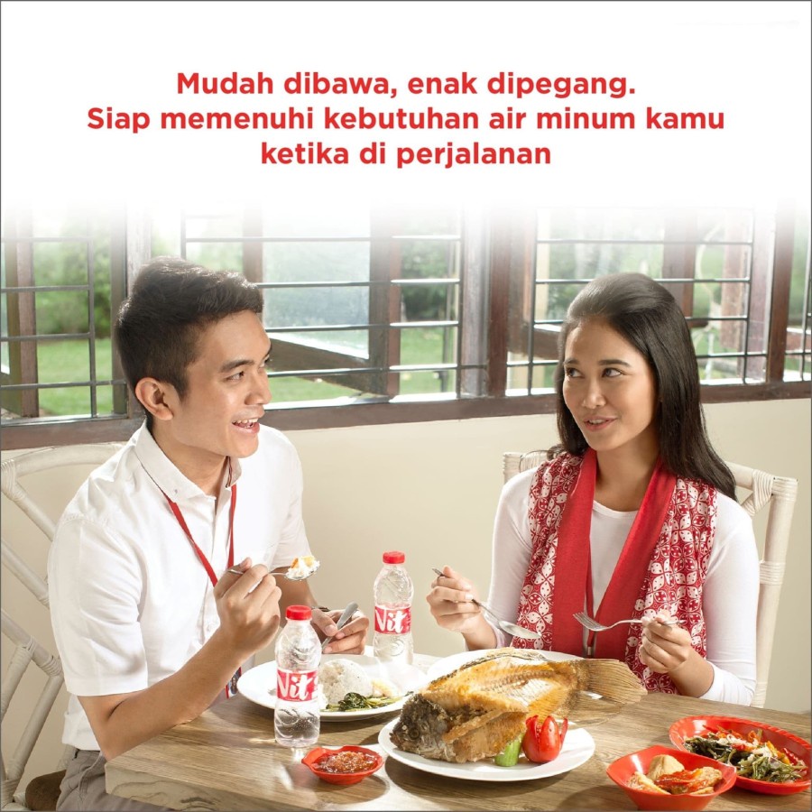 VIT Air Mineral 550ml x 24 (1 box) - VIT Botol Tanggung Per Dus