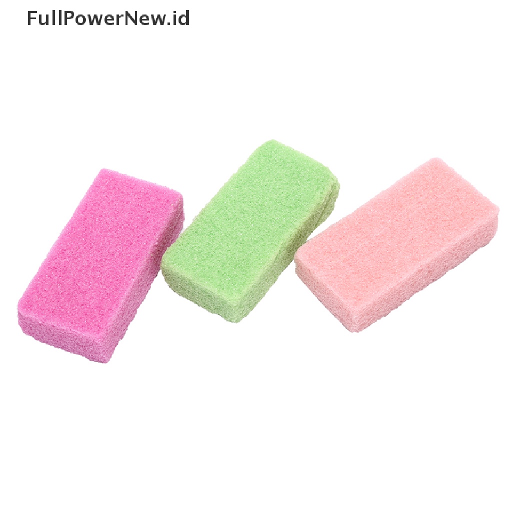 Power Pumice Sponge Batu Exfoliate Perawatan Kaki Menghilangkan Kulit Mati Keras Kaki Rasp ID