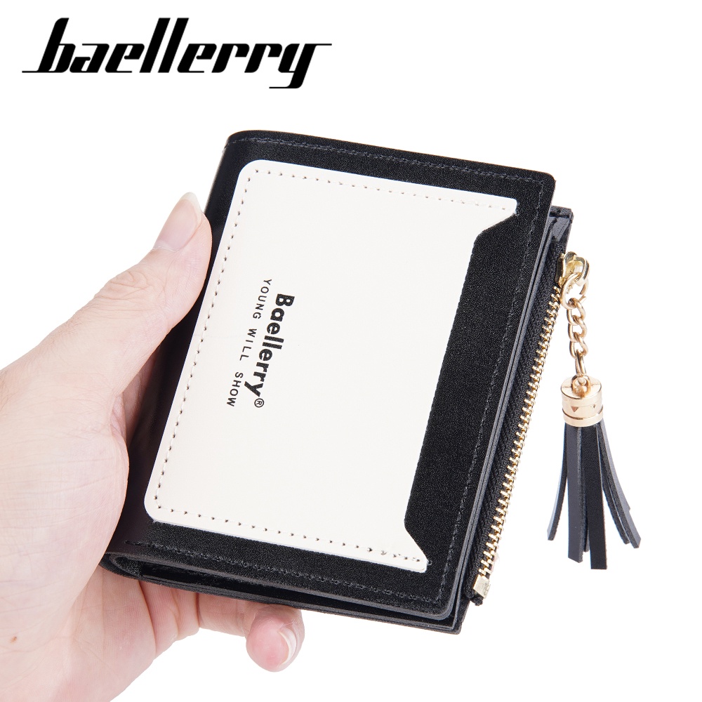 BAELLERRY N2380 Dompet Wanita Kecil Bahan Kulit PU Leather Premium WATCHKITE WKOS