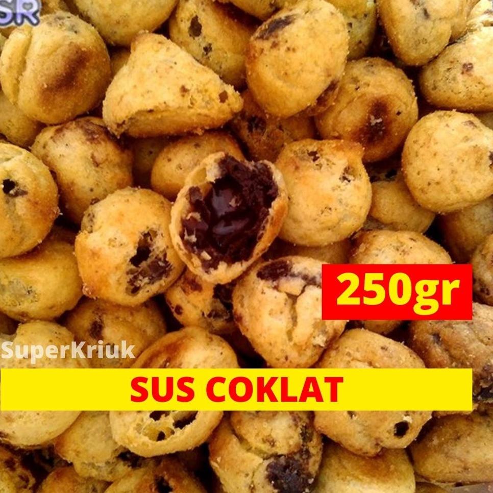 

ㆇ Sus Coklat Soes Kering Coklat Kemasan 250gr ㅩ