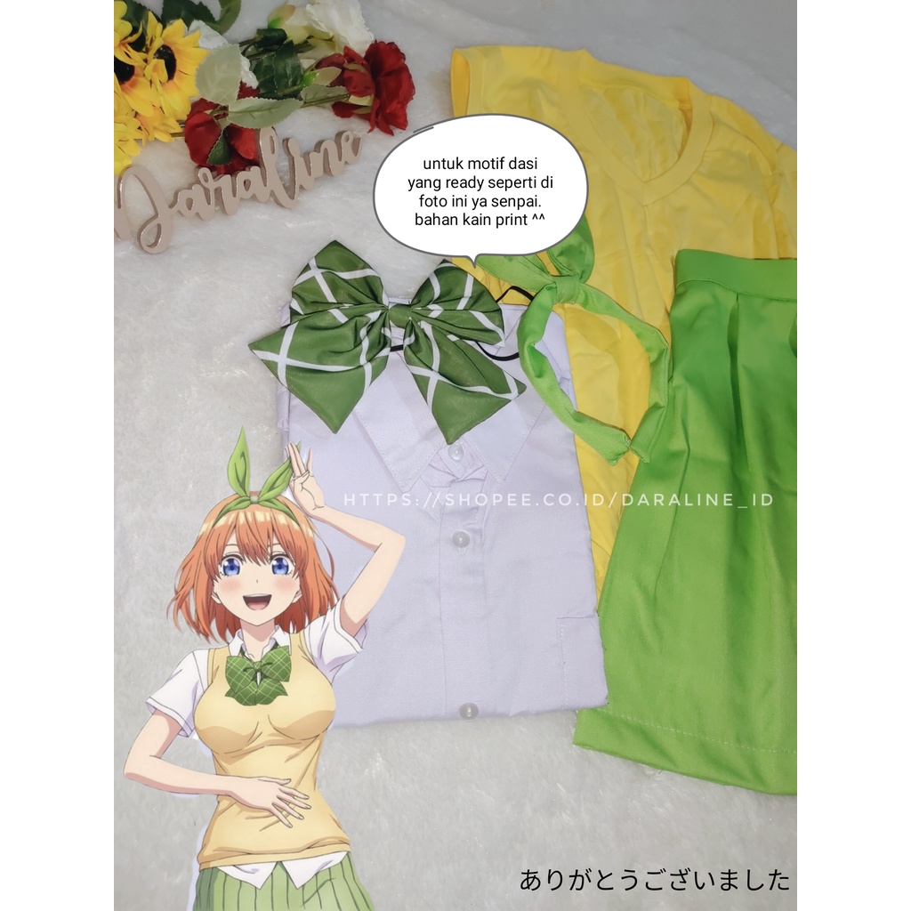 Kostum Cosplay Yotsuba Nakano