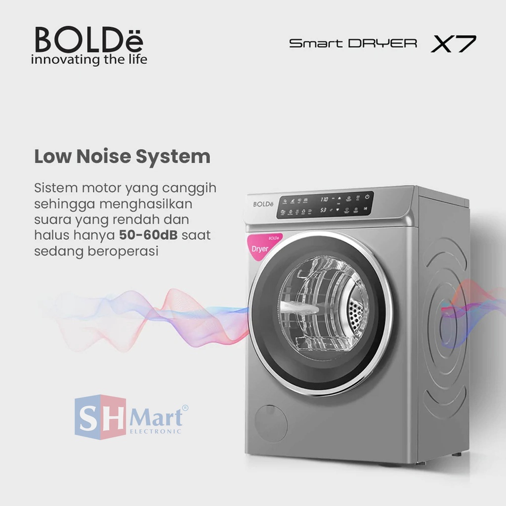 DRYER BOLDE X7 / BOLDE SMART DRYER X7 / MESIN PENGERING BAJU GARANSI RESMI