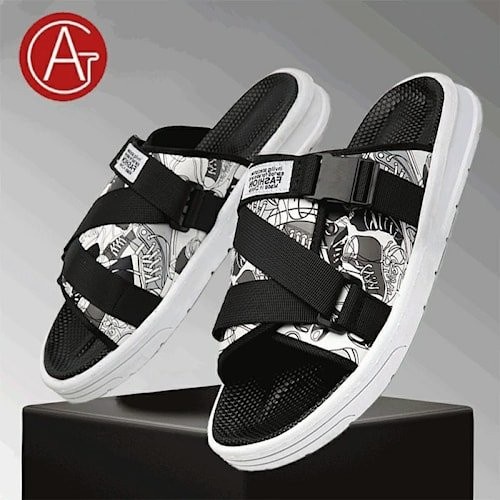 Sandal Gunung Pria Japan Fashion Korean Sandal Slop Pria Terbaru PR06