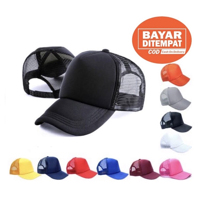 TOPI POLOS MURAH BASEBALL / TOPI JARING POLOS MURAH DEWASA PRIA WANITA