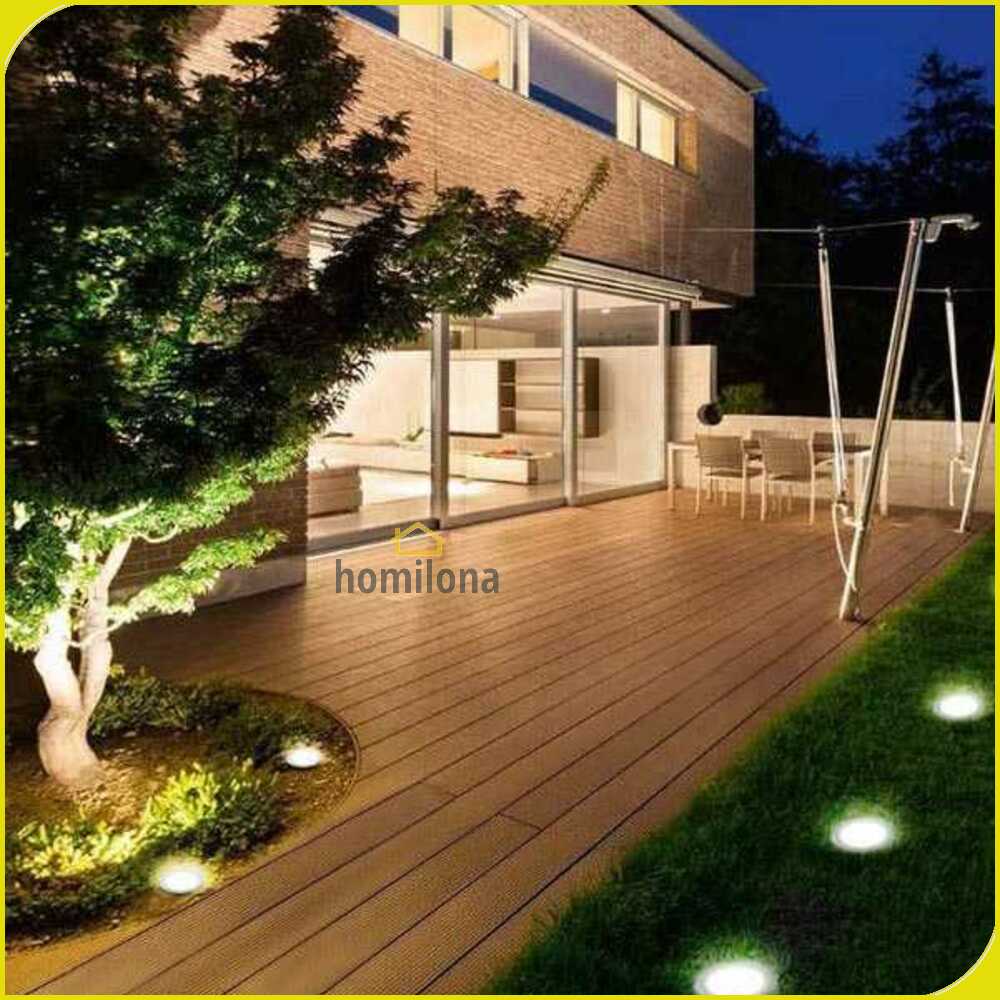 TaffLED Lampu LED Tanam Solar Outdoor 8 LED Waterproof - CL-022