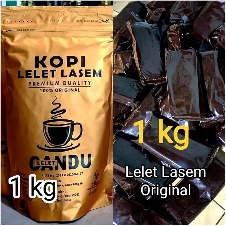 

KOPI LELET LASEM 1 KG ORIGINAL - Kopi Lelet Lasem Candu 1 Kg