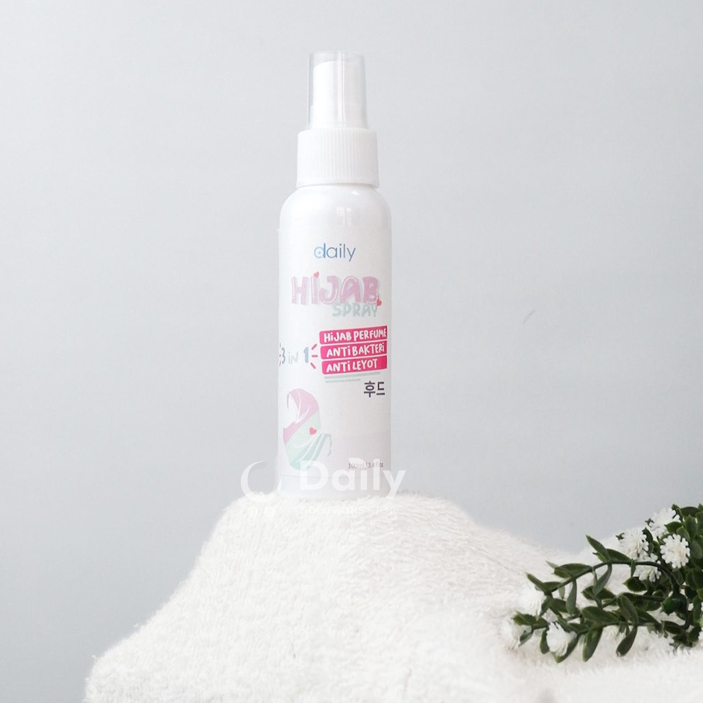 Hijab Spray Daily Anti Leyot Parfum Pewangi Jilbab Kerudung Anti Lepek 100ml