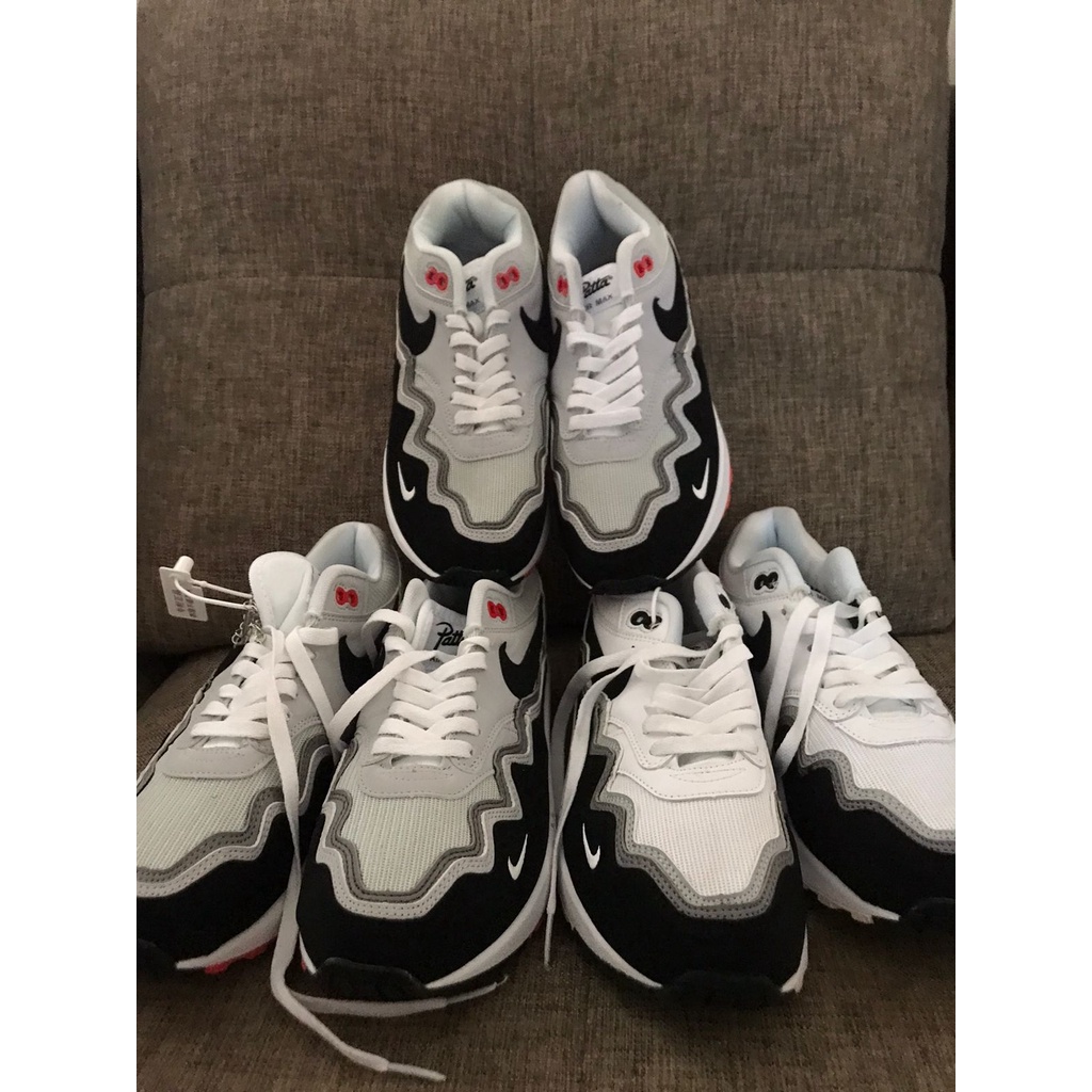 [BNWB] Nike Air Max 1 X Patta White Black Size 40, 42, 43 Super Like New