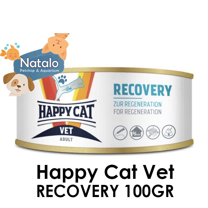 Happy Cat Recovery 100GR Makanan Basah Kucing Sakit / Penyembuhan Kaleng Wet Food