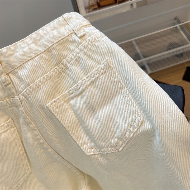 Sevins - Loose Jeans Cream Beige