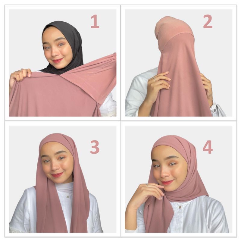 Hijab Segi Tiga Inner 1 Layerd Hijab Instan