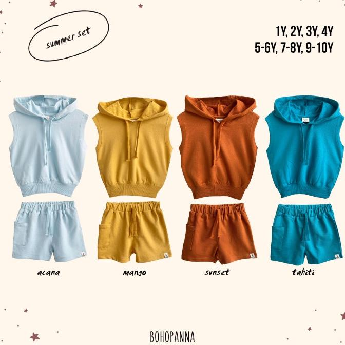 BOHOPANNA - SUMMER SET - SETELAN ANAK LAKI LAKI