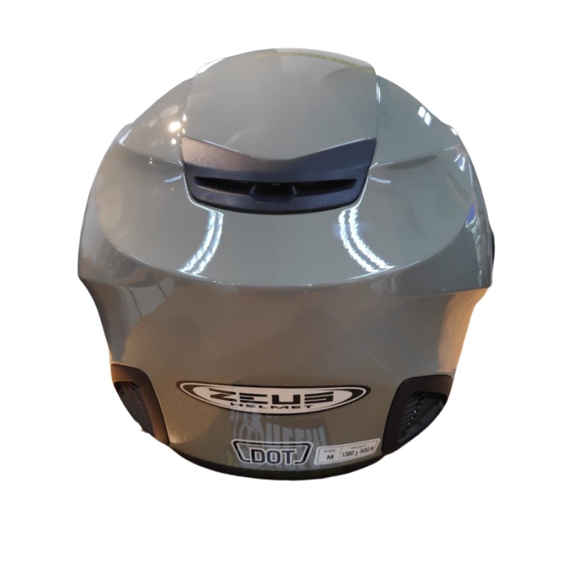 Helm Zeus ZS611 Solid Audi Grey Glossy | Zeus ZS 611 Double Visor