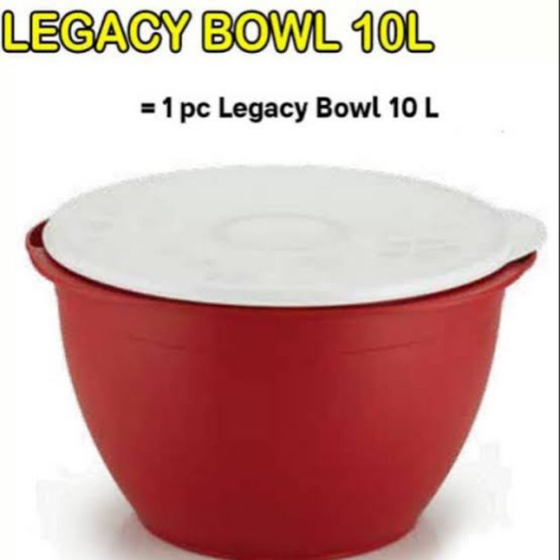 legacy bowl 10 L tupperware bowl jumbo